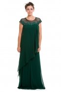 Übergroßes Abendkleid Smaragdgrün AL7622