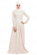 Hijab Kleid Weiß S4009