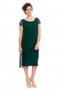 Übergroßes Abendkleid Smaragdgrün AL7102