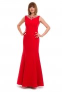 Langes Abendkleid Rot M1456