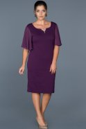 Kleider in Großen Größen Kurz Violette ABK211