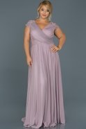 Kleider in Großen Größen Lang Lavendel hell ABU025