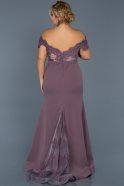 Kleider in Großen Größen Lang Lavendel ABU013
