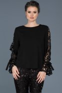 Bluse Schwarz AB81143