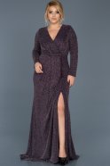 Kleider in Großen Größen Lang Violette ABU595