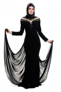 Hijab Kleid Schwarz K4349377