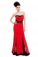 Langes Abendkleid Rot C3223