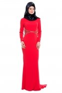 Hijab Kleid Rot K4349375