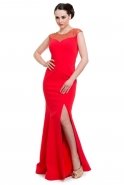 Langes Abendkleid Rot O3853