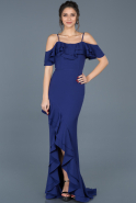 Abendkleid im Meerjungfrau-Stil Vorne Kurz-Hinten Lang Violette ABO016