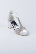 Party-Schuhe Silber MJ0744
