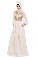 Hijab Kleid Weiß S3955