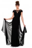 Langes Abendkleid Schwarz K4342259