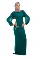 Hijab Kleid Smaragdgrün S3670