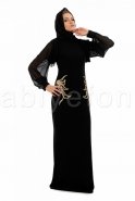 Hijab Kleid Schwarz S3670