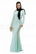 Hijab Kleid Meergrün S3846