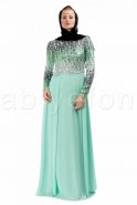 Hijab Kleid Meergrün S3827