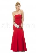 Langes Abendkleid Rot C6097