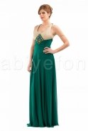 Langes Abendkleid Smaragdgrün R2135