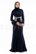 Hijab Kleid Marineblau S3680