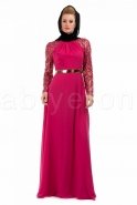 Hijab Kleid Fuchsie S3674