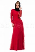 Hijab Kleid Koralle-Koralle S3472
