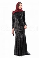 Hijab Kleid Schwarz M1392