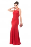 Langes Abendkleid Rot M1381