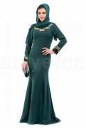Hijab Kleid Grün C6068