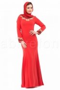 Hijab Kleid Rot C6068