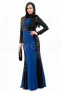 Hijab Kleid Sächsischblau C6093