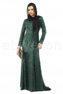 Hijab Kleid Grün M1384