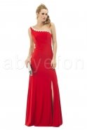 Langes Abendkleid Rot O3499