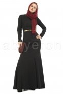 Hijab Kleid Schwarz S3675