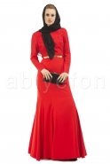 Hijab Kleid Koralle S3675
