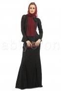 Hijab Kleid Schwarz S9000