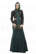 Hijab Kleid Smaragdgrün S3658