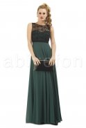 Langes Abendkleid Smaragdgrün S3654