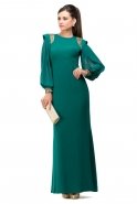 Hijab Kleid Smaragdgrün S3544