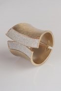 Silberiger Armbandabend Gold-Metallic Buj0