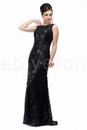 Langes Abendkleid Schwarz M1362