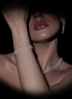 Abendkleid Schmuckset