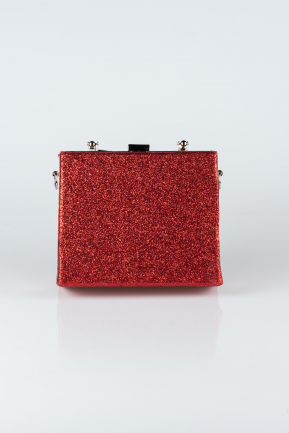 Kästchen-Tasche Rot V294