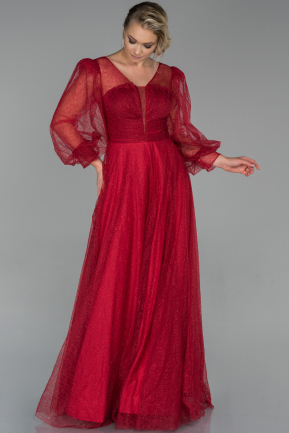 Abendkleid Lang Rot ABU1841
