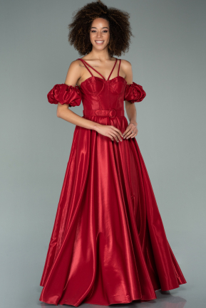 Abendkleid Lang Rot ABU2145