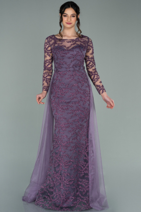 Abendkleid Lang Lavendel ABU2237