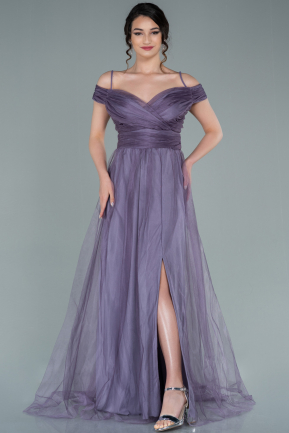 Abendkleid Lang Lavendel ABU2336