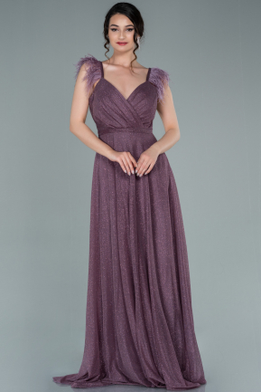Abendkleid Lang Lavendel ABU1639