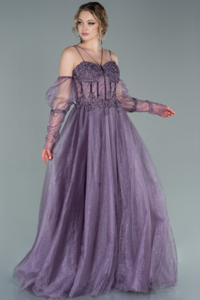 Abendkleid Lang Lavendel ABU2393