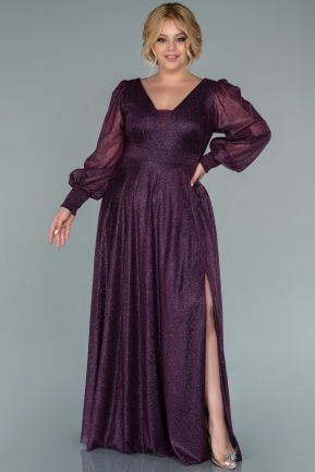 Kleider in Großen Größen Lang Violette ABU2500